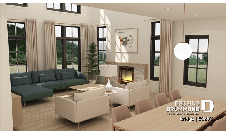 Photo Salle de séjour - Bridge