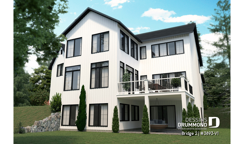 Vue arrière - MODÈLE DE BASE - Bridge 2