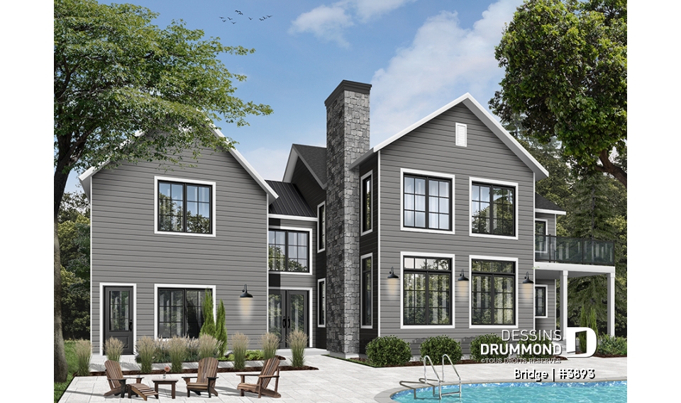 Version couleur no. 1 - Vue arrière - Bridge