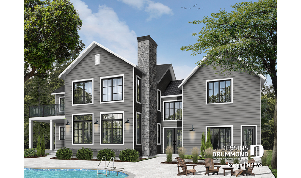 Version couleur no. 1 - Vue arrière - Bridge