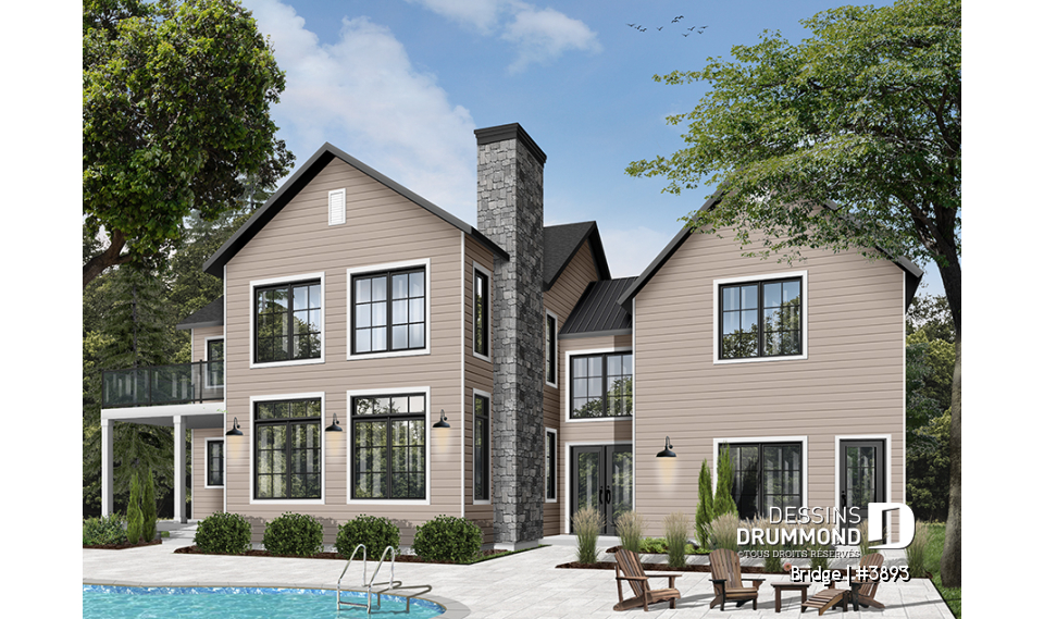 Version couleur no. 5 - Vue arrière - Bridge