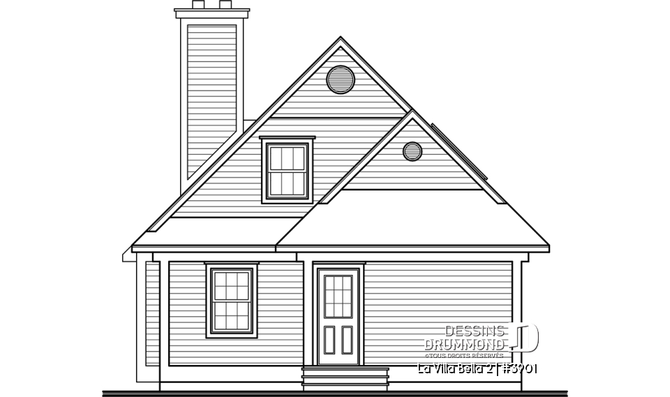 Élévation avant - La Villa Bella 2