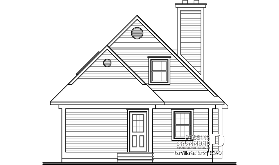 Élévation avant - La Villa Bella 2