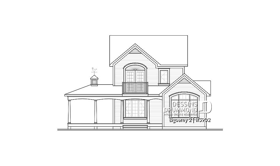 Élévation arrière - Biguerny 2