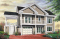 Vue avant - MODÈLE DE BASE - Plan de chalet, planchers inversés, 2 salon, bureau double, plafond 9', 3 à 4 chambres, grande terrasse - Bellcast