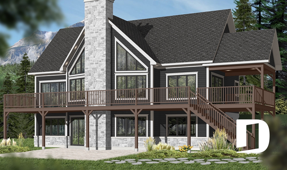 Vue arrière - MODÈLE DE BASE -  - Lakeshore