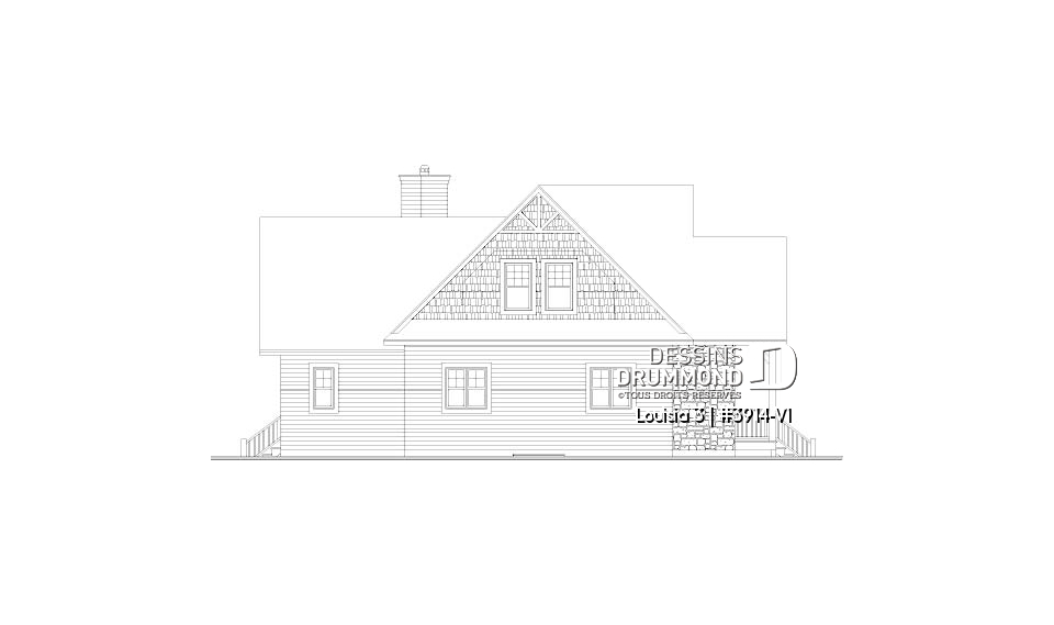 Élévation avant - Louisia 3