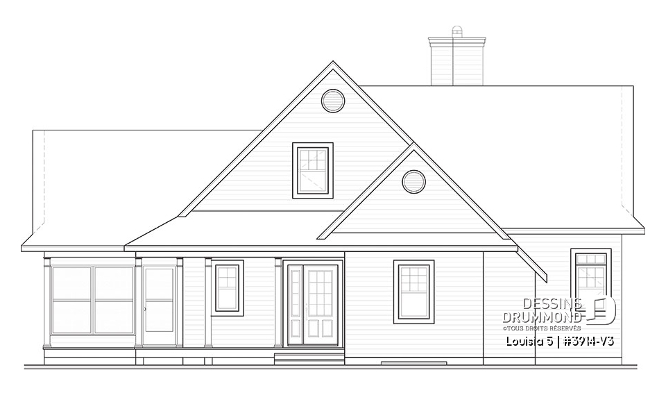 Élévation avant - Louisia 5