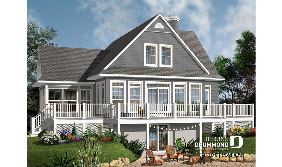Version couleur no. 2 - Vue arrière - Louisia 5