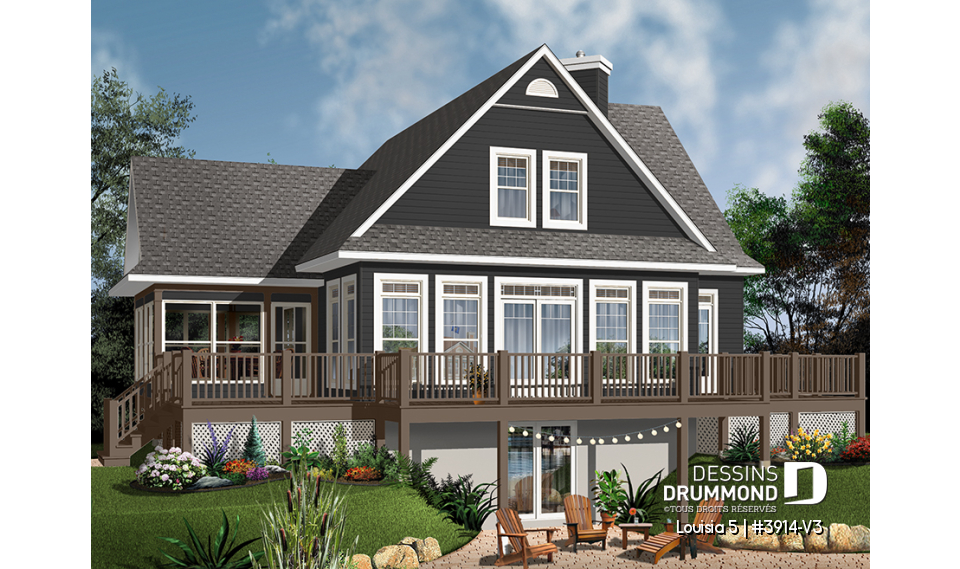 Version couleur no. 3 - Vue arrière - Louisia 5