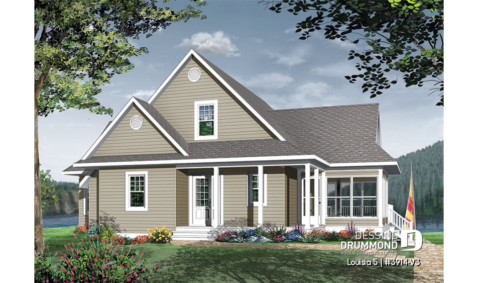 Vue avant - MODÈLE DE BASE - Louisia 5