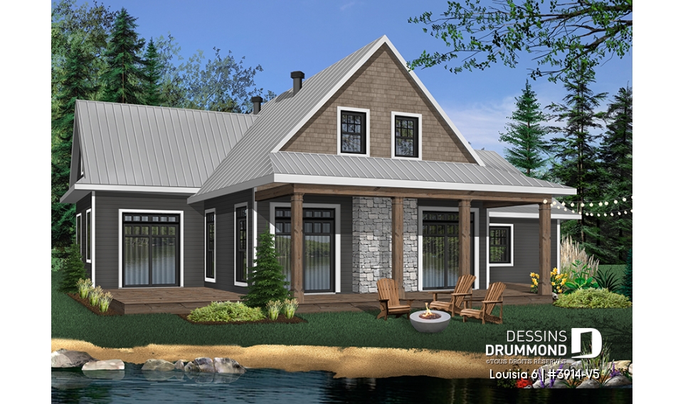 Version couleur no. 1 - Vue arrière - Louisia 6