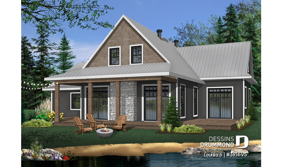 Version couleur no. 1 - Vue arrière - Louisia 6