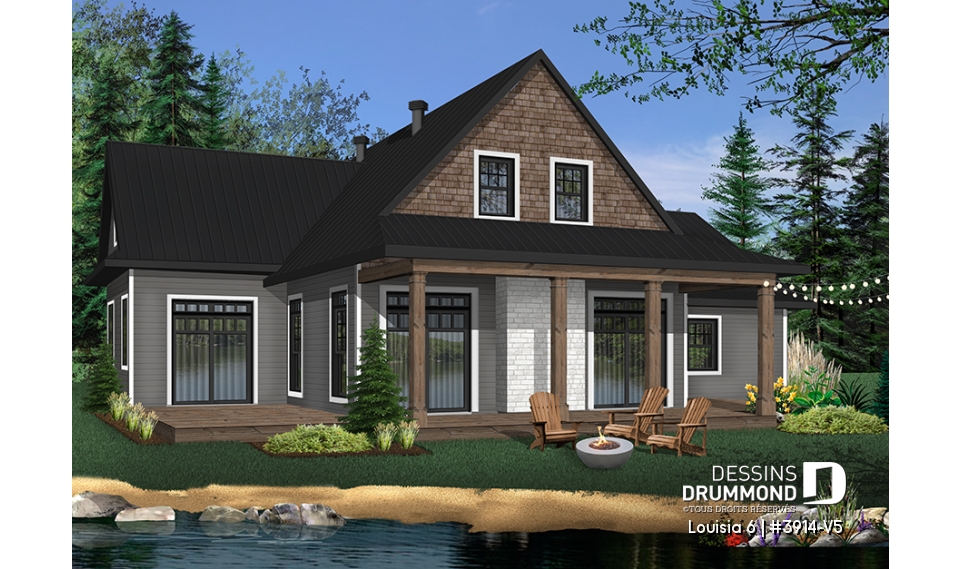 Version couleur no. 2 - Vue arrière - Louisia 6