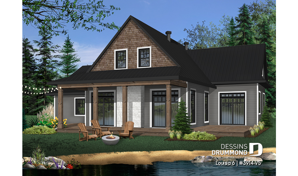 Version couleur no. 2 - Vue arrière - Louisia 6