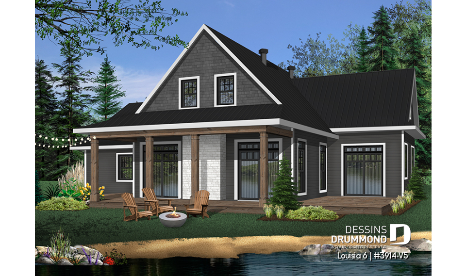 Version couleur no. 3 - Vue arrière - Louisia 6