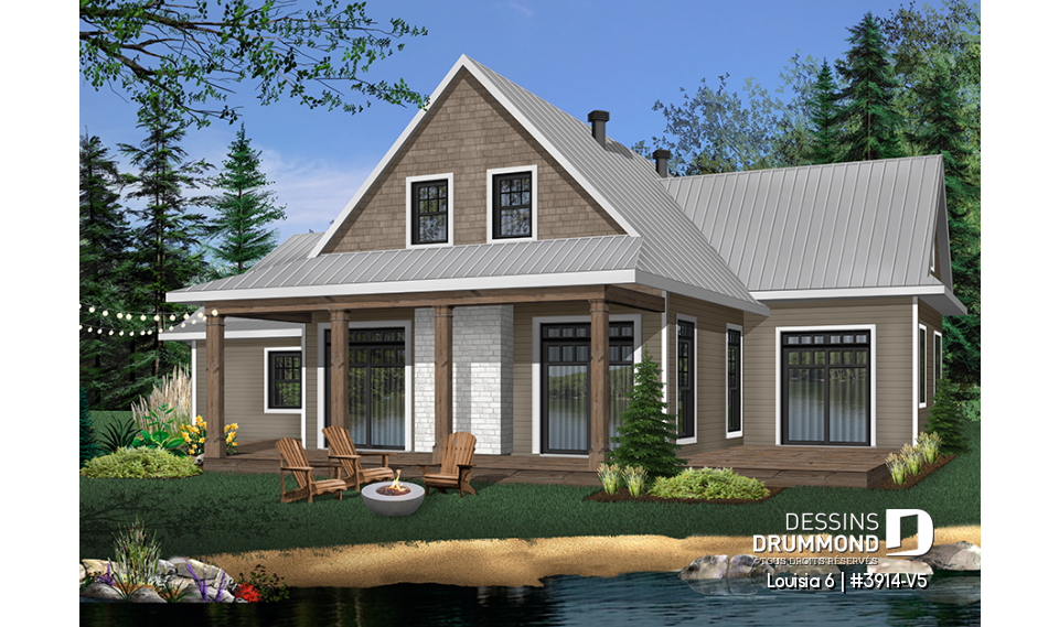 Version couleur no. 4 - Vue arrière - Louisia 6