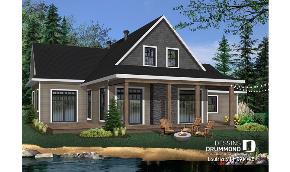 Version couleur no. 5 - Vue arrière - Louisia 6