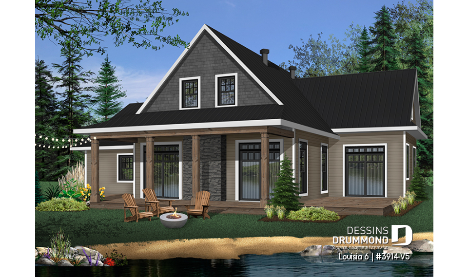 Version couleur no. 5 - Vue arrière - Louisia 6