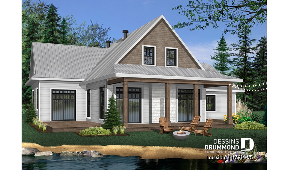 Version couleur no. 6 - Vue arrière - Louisia 6