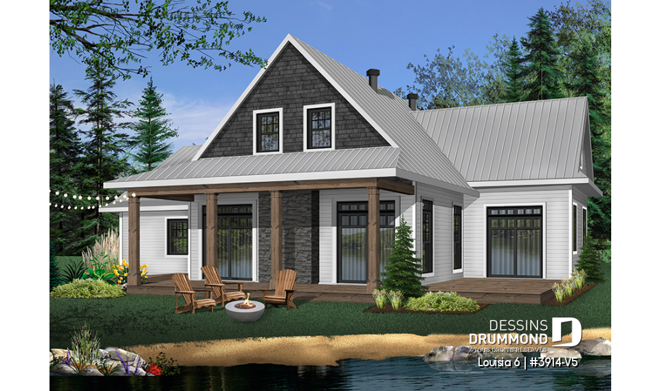 Version couleur no. 8 - Vue arrière - Louisia 6