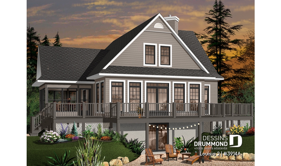 Version couleur no. 1 - Vue arrière - Louisia 2