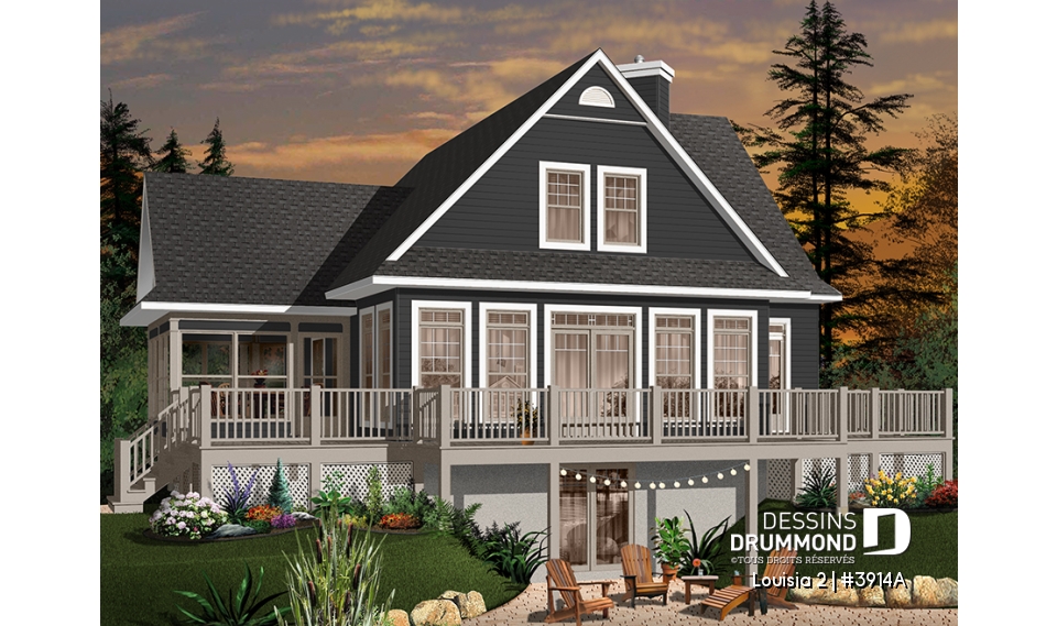 Version couleur no. 2 - Vue arrière - Louisia 2