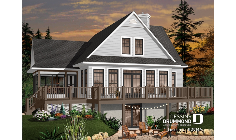 Version couleur no. 3 - Vue arrière - Louisia 2