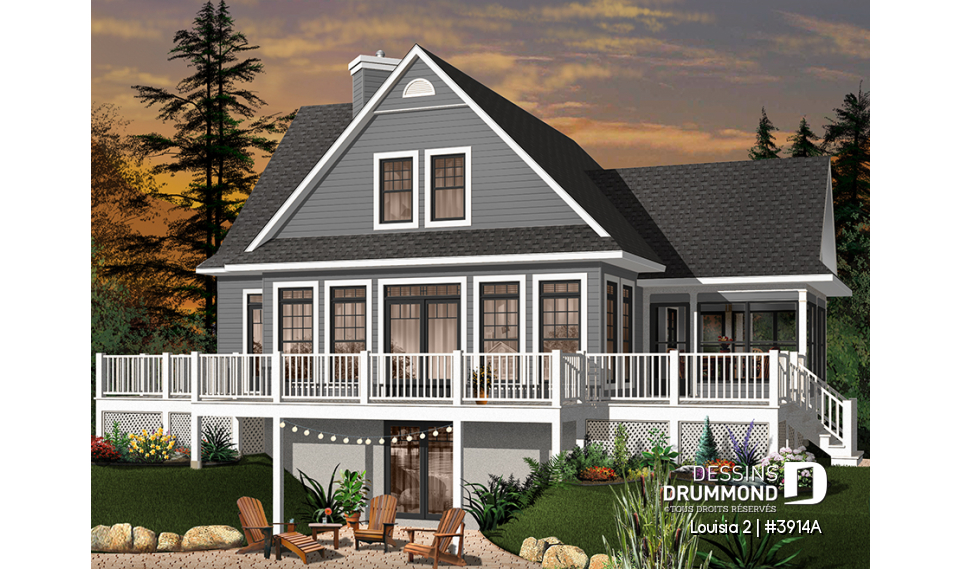 Version couleur no. 6 - Vue arrière - Louisia 2