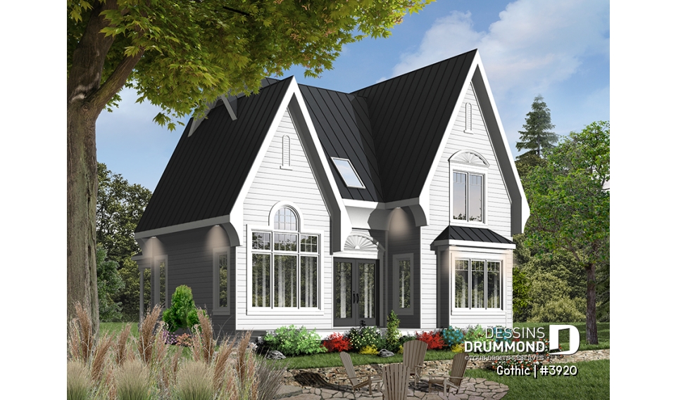 Version couleur no. 1 - Vue arrière - Gothic