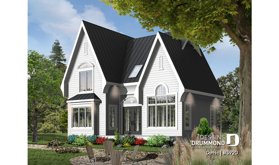 Version couleur no. 1 - Vue arrière - Gothic