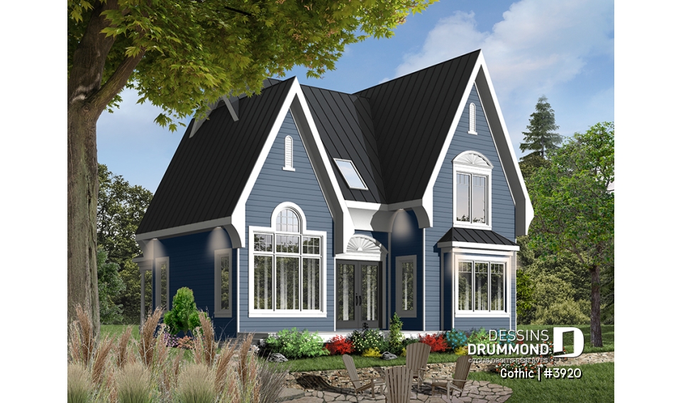 Version couleur no. 3 - Vue arrière - Gothic