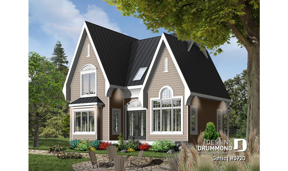 Version couleur no. 4 - Vue arrière - Gothic