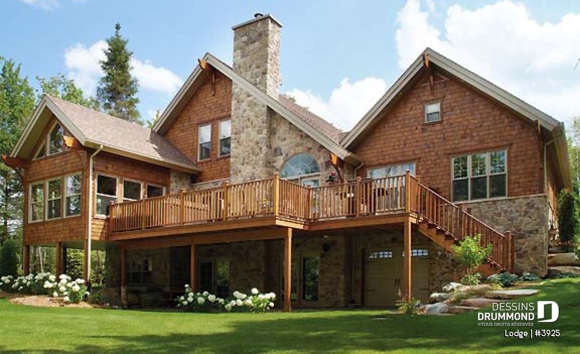 Vue arrière - MODÈLE DE BASE - Lodge