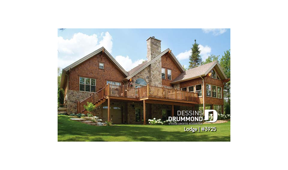 Vue arrière - MODÈLE DE BASE - Lodge