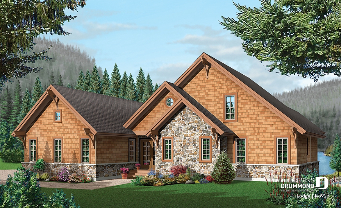Vue avant - MODÈLE DE BASE - Lodge