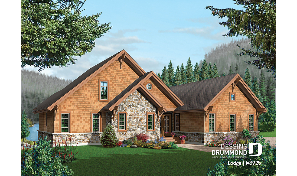 Vue avant - MODÈLE DE BASE - Lodge