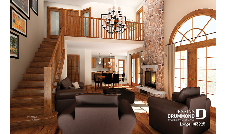 Vue intérieure - Lodge