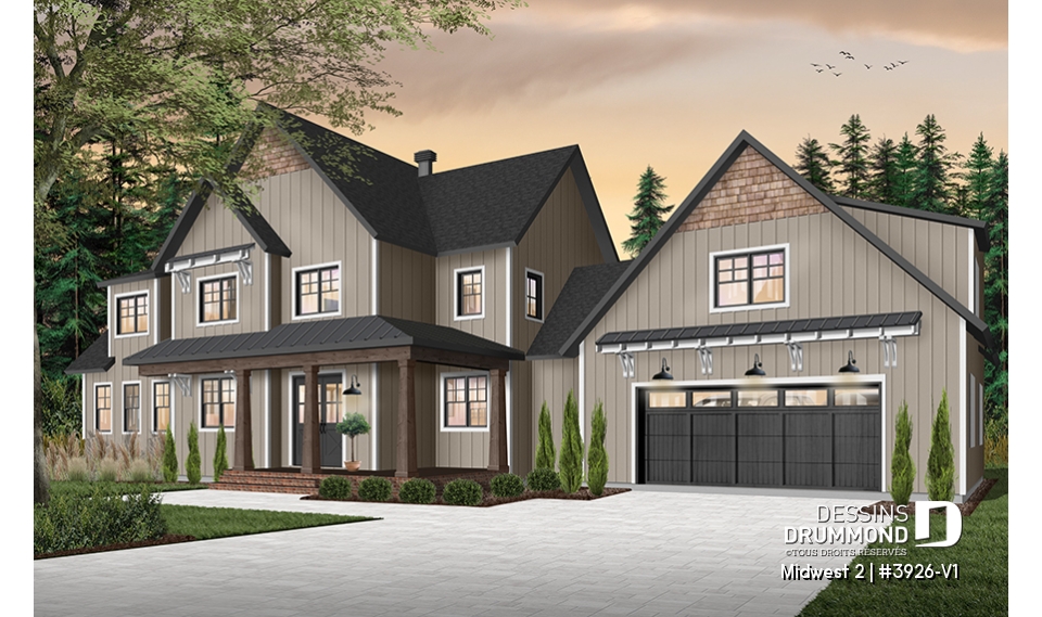 Version couleur no. 1 - Vue droite - Midwest 2