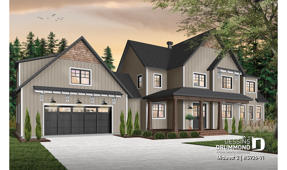 Version couleur no. 1 - Vue droite - Midwest 2