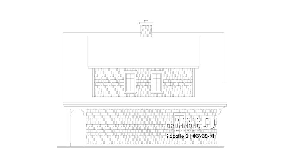 Vue arrière - MODÈLE DE BASE - Rocaille 2