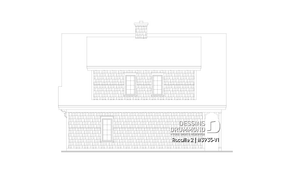 Vue arrière - MODÈLE DE BASE - Rocaille 2