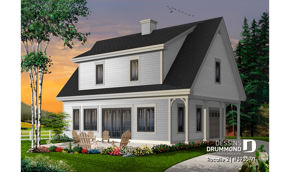 Vue avant - MODÈLE DE BASE - Rocaille 2