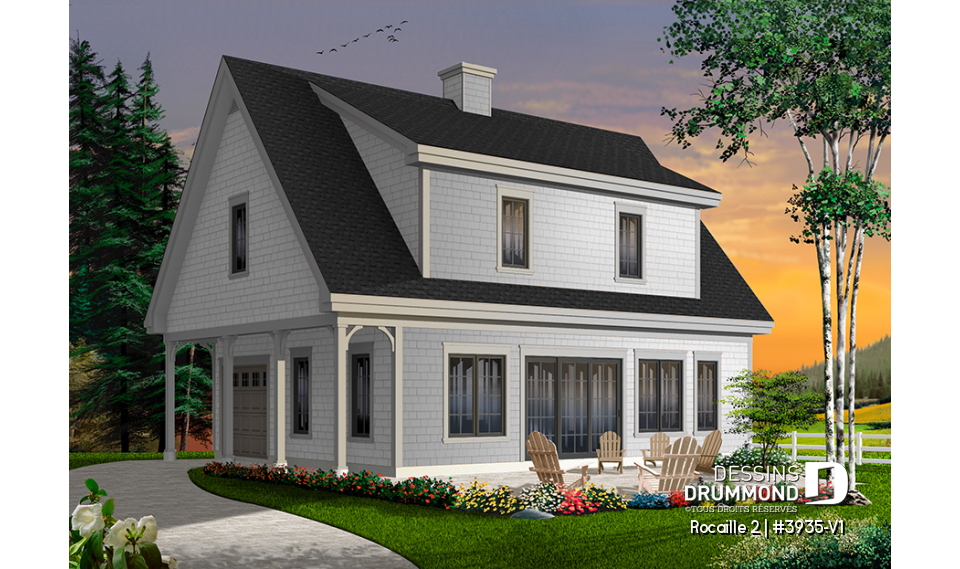 Vue avant - MODÈLE DE BASE - Rocaille 2