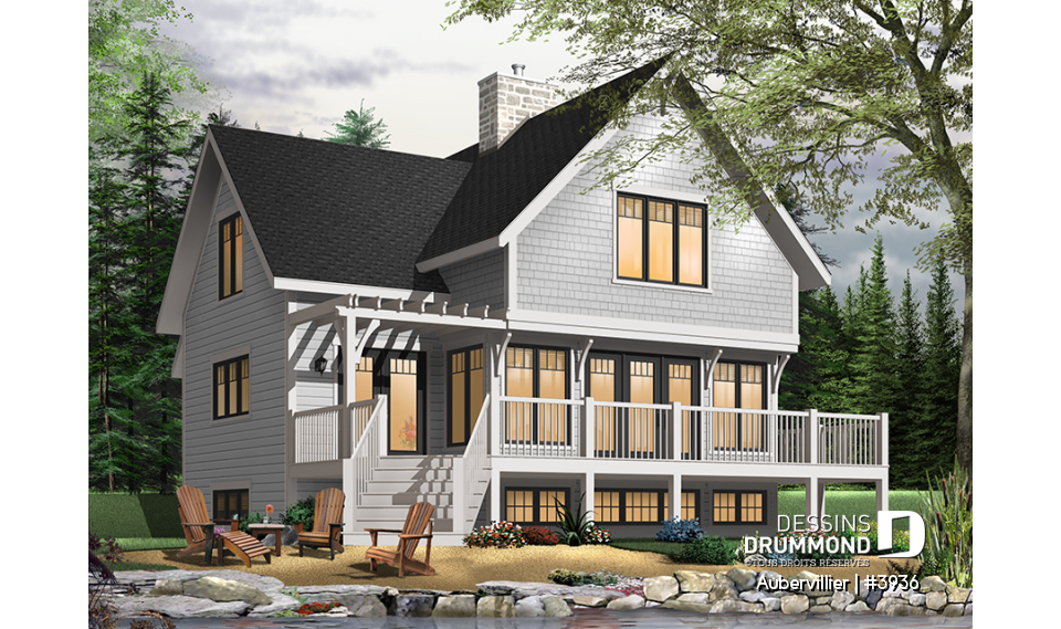 Version couleur no. 1 - Vue arrière - Aubervillier