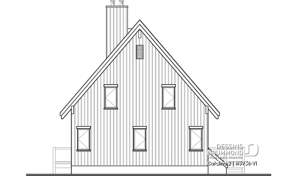 Élévation arrière - Catalina 2