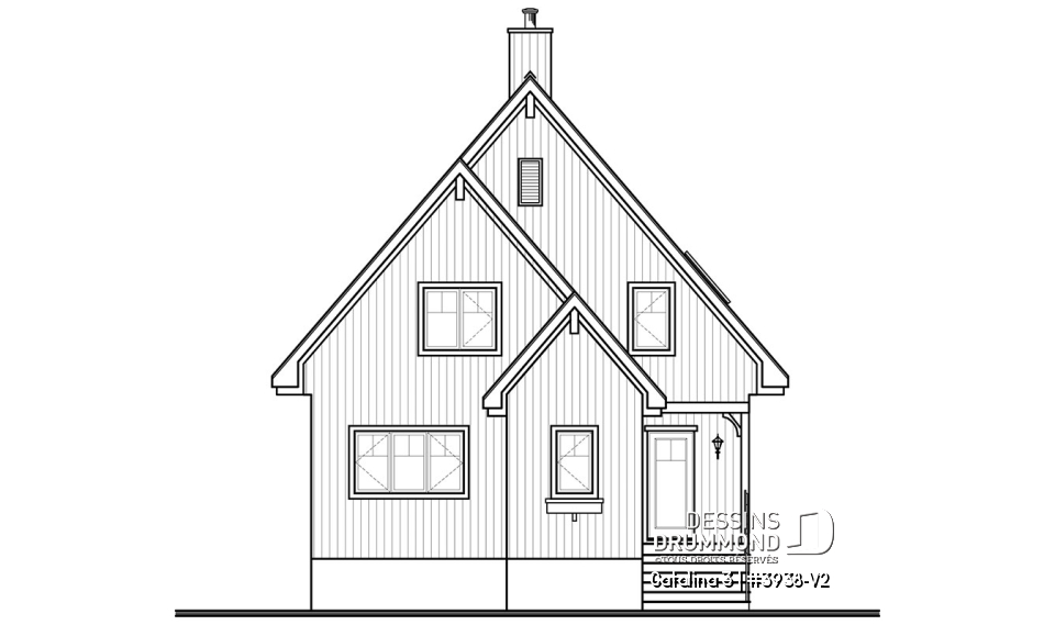 Élévation avant - Catalina 3