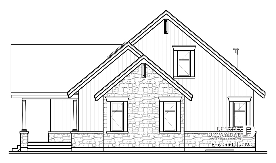 Élévation avant - Proventide