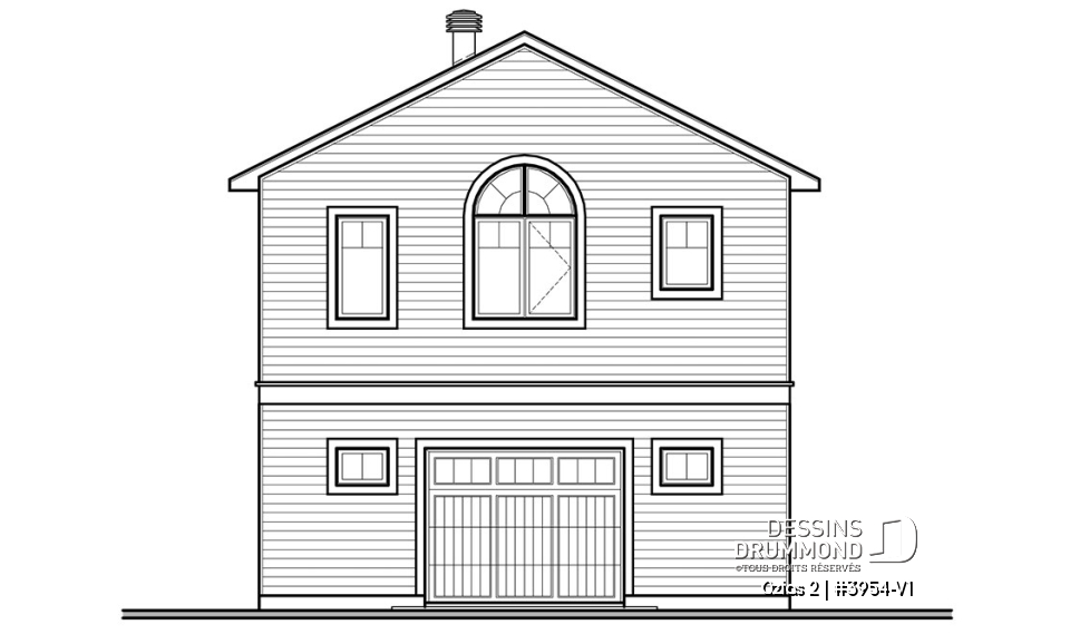 Élévation arrière - Ozias 2