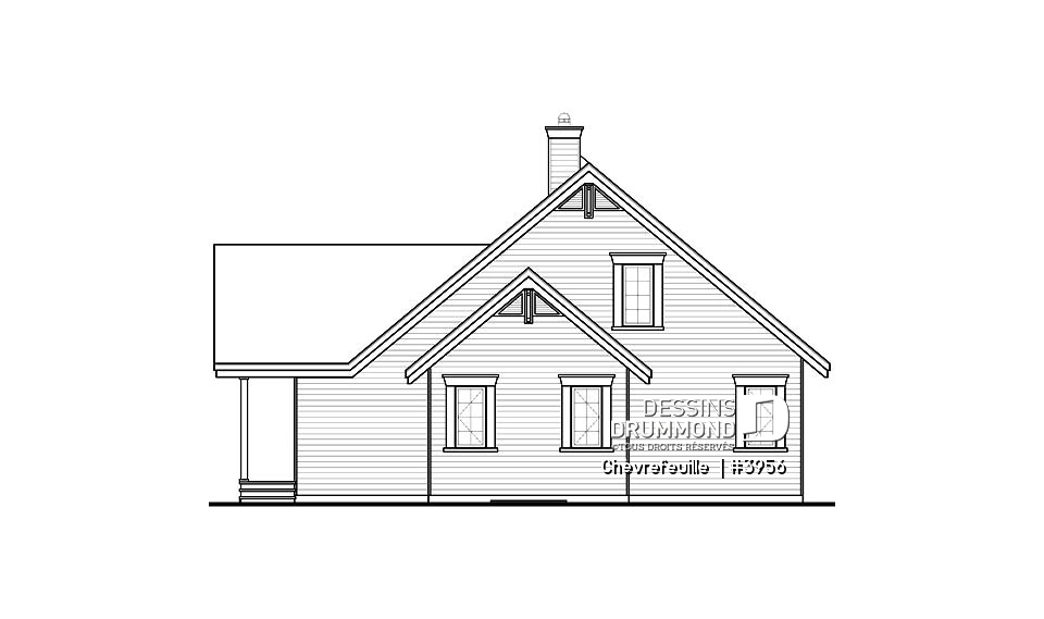 Élévation avant - Chèvrefeuille 